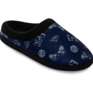 Boys Cuddl Duds® Printed Gamer Fleece Clog Slippers Size L (5-6) NWT